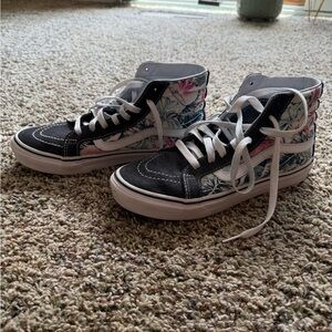 Vans Floral Skate Sneakers